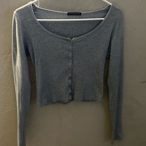 Brandy Melville grey long sleeve new condition